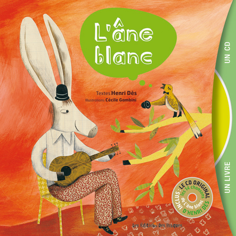 Livre CD - L'âne blanc - Henri Dès